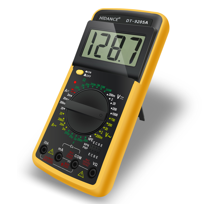 Digital multimeter measuring AC/DC voltage & current